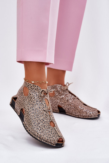  Dřeváky  03426-49 se vzory leopardí kožešiny 2