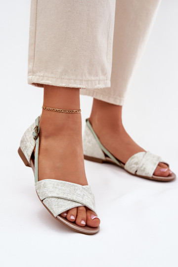 Dámské sandály Ploché boty  04614-46 mincovna