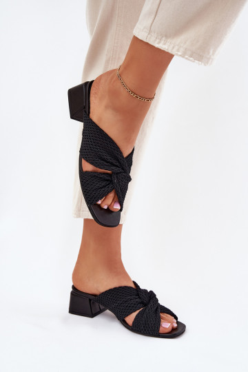 Dámské pantofle   06955-01 Černé