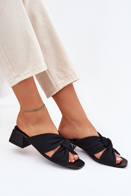 Dámské pantofle   06955-01 Černé