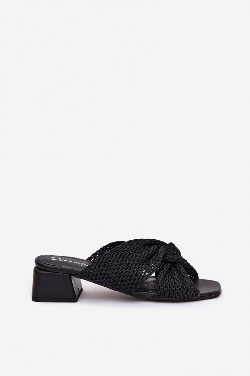 Dámské pantofle   06955-01 Černé