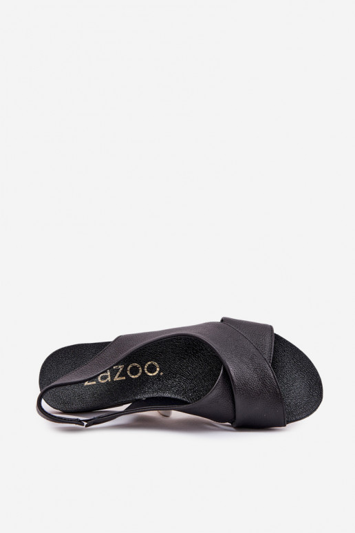 Zazoo 40407 Žabky   Černé Zazoo 40407 Žabky   Černé