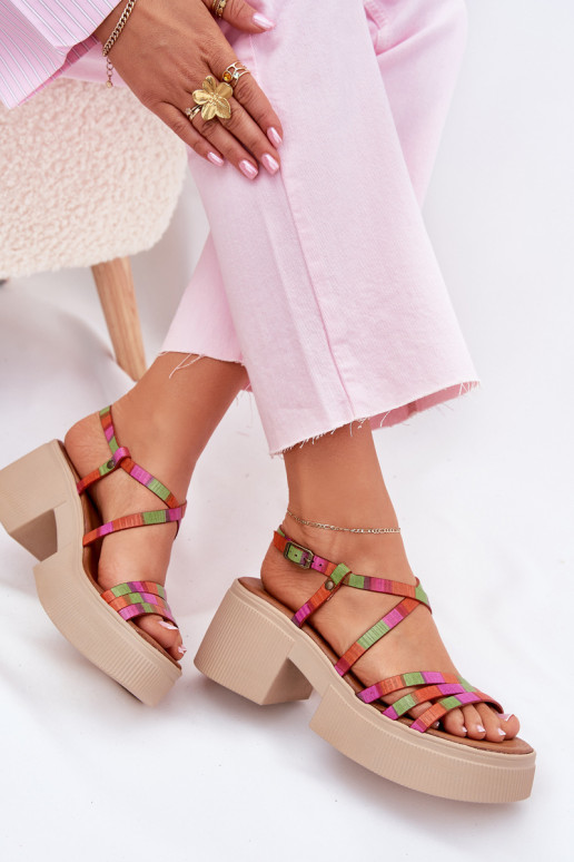 Dámské sandály   06990-39 různé barvy Dámské sandály   06990-39 různé barvy