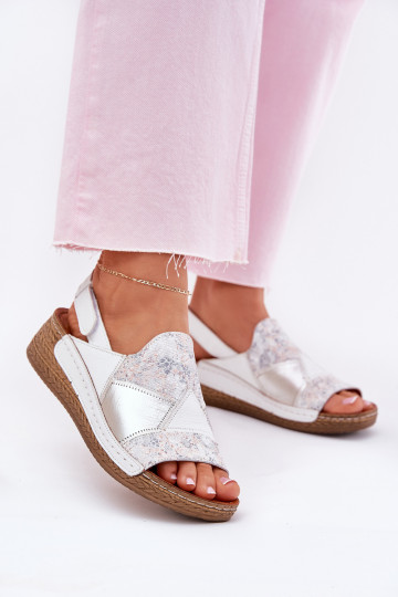 Dámské sandály     L7067-11 bílé