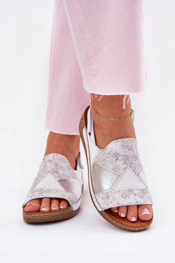 Dámské sandály     L7067-11 bílé 2