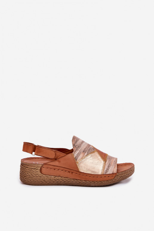 Dámské sandály     L7067-29 hnědá Dámské sandály     L7067-29 hnědá