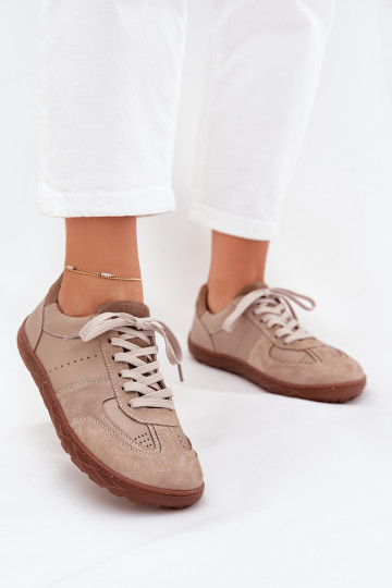 Dámská obuv Barefoot Zazoo N1277S2 béžové 2