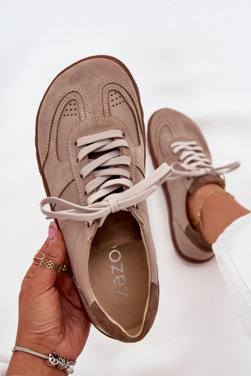 Dámská obuv Barefoot Zazoo N1277S2 béžové  Dámská obuv Barefoot Zazoo N1277S2 béžové