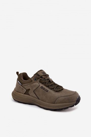 tenisky   Big Star OO174367 HI-POLY SYSTEM khaki