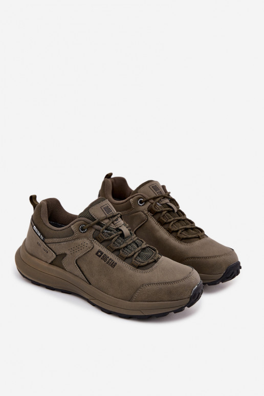 tenisky   Big Star OO174367 HI-POLY SYSTEM khaki tenisky   Big Star OO174367 HI-POLY SYSTEM khaki