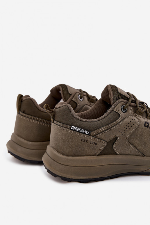 tenisky   Big Star OO174367 HI-POLY SYSTEM khaki tenisky   Big Star OO174367 HI-POLY SYSTEM khaki