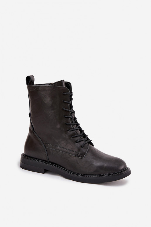 zateplené  boty  Big Star SS274480 Černé  zateplené  boty  Big Star SS274480 Černé