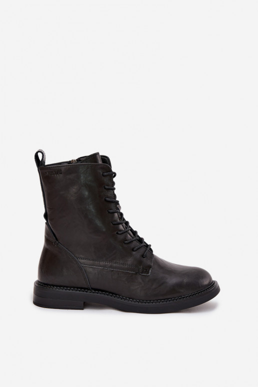 zateplené  boty  Big Star SS274480 Černé  zateplené  boty  Big Star SS274480 Černé