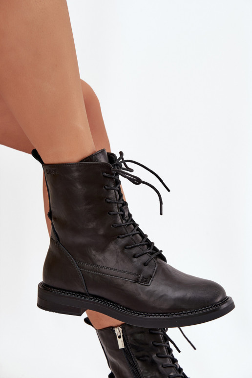 zateplené  boty  Big Star SS274480 Černé  zateplené  boty  Big Star SS274480 Černé