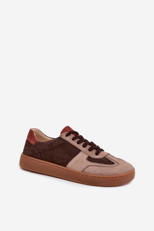 ze semiše Tenisky Barefoot  Zazoo N1277 hnědá  ze semiše Tenisky Barefoot  Zazoo N1277 hnědá