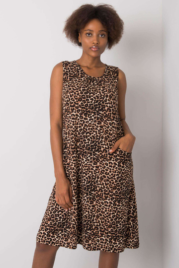 Šaty černo-pískové 2