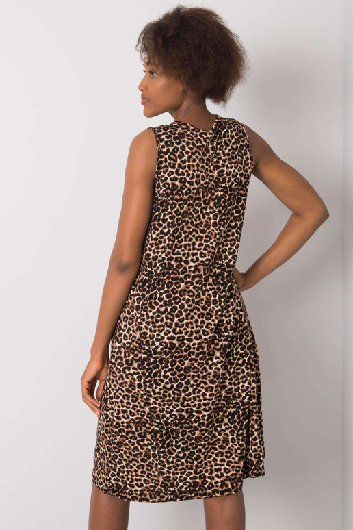 Šaty černo-pískové