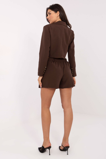 Komplet - tmavě hnědý