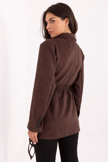 Tmavě hnědý kabát