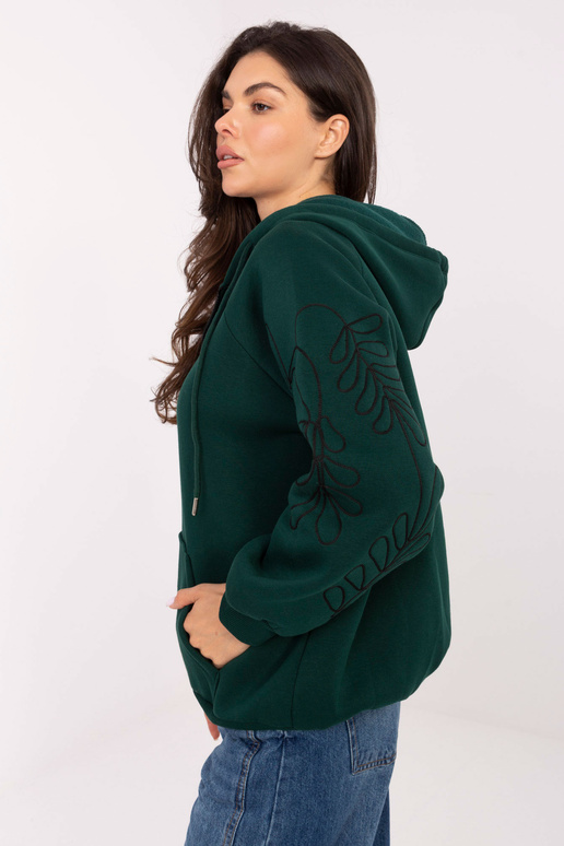 Tmavě zelený svetr