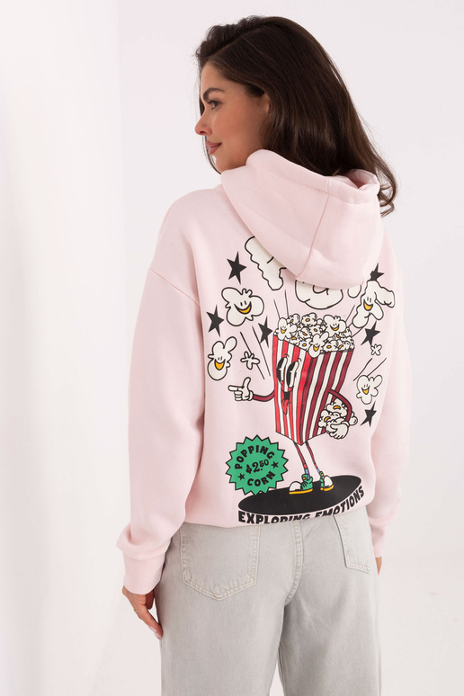 Světle růžový svetr