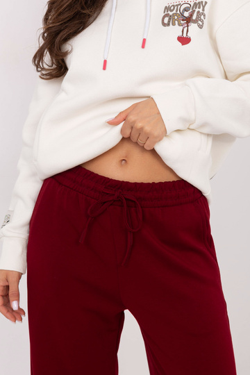 Bordó sportovní kalhoty 2