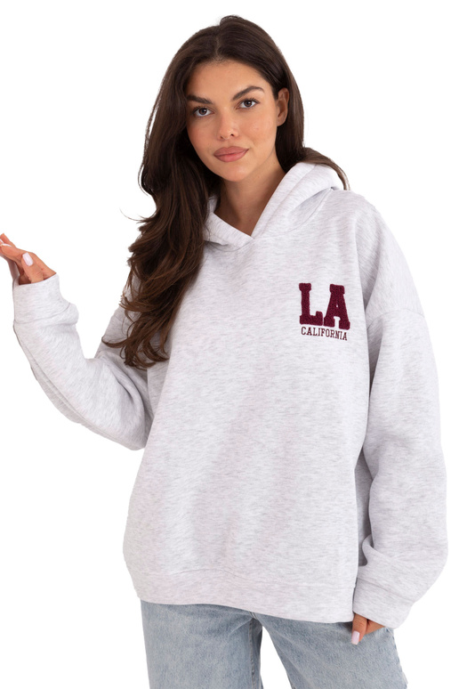 Světle šedá mikina