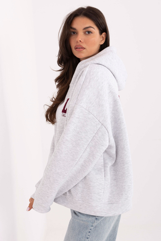 Světle šedá mikina