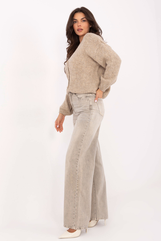 Šedohnědé kalhoty