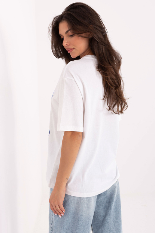 Bílo-modré tričko