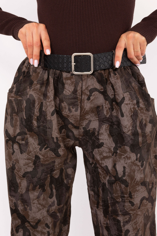 Kalhoty - tmavě hnědé