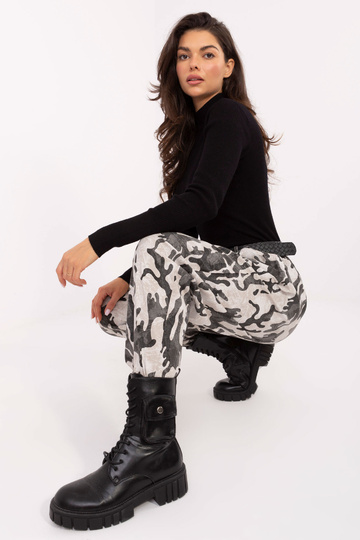 Kalhoty světle pískové