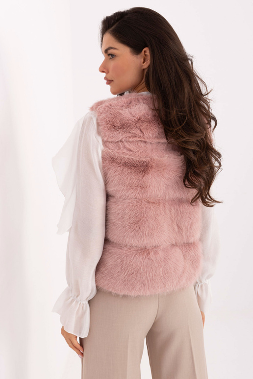 Tmavě růžová vesta