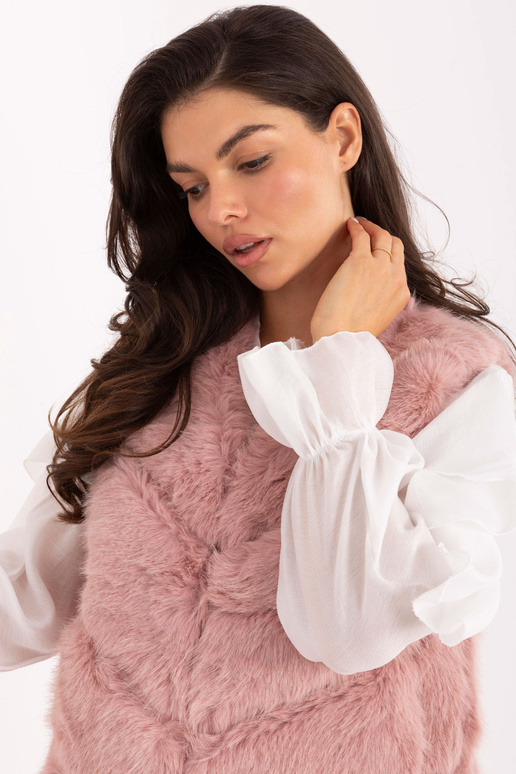 Tmavě růžová vesta