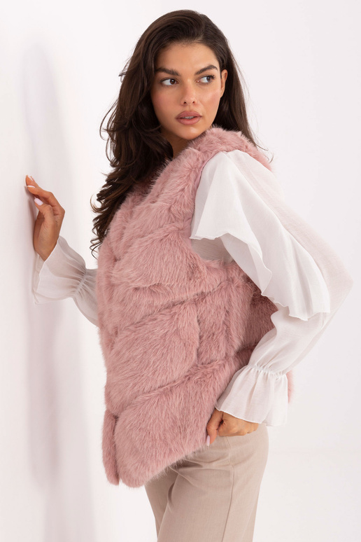 Tmavě růžová vesta