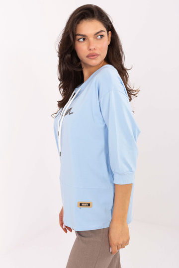 Světle modrá halenka