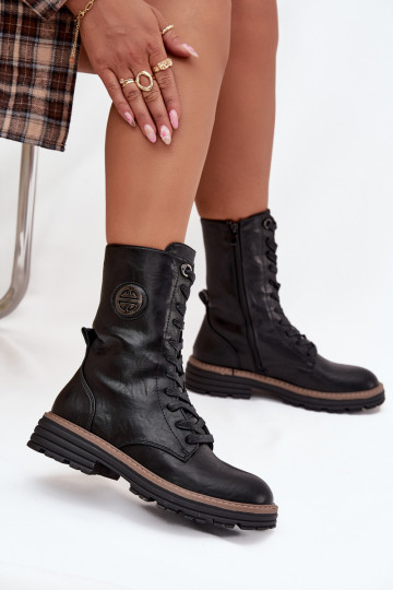 boty    Detalem zateplené Černé Dorialine