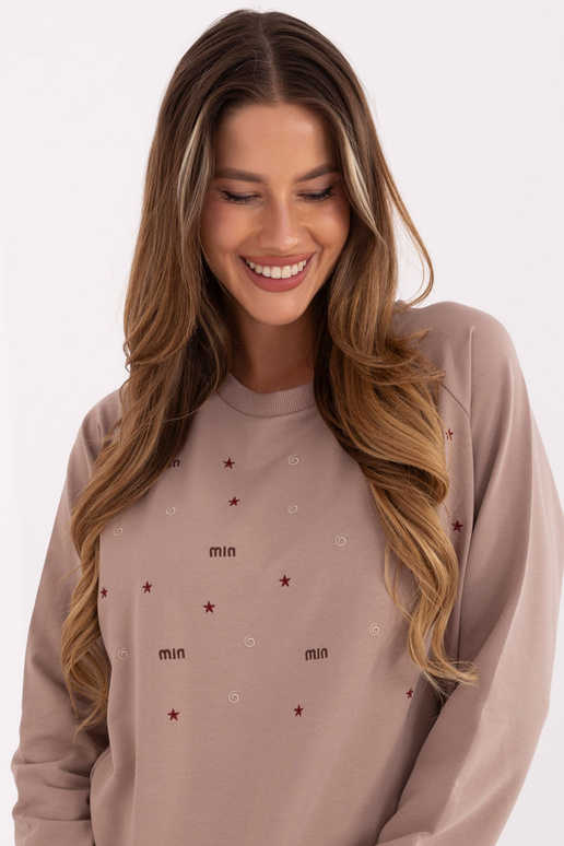 Bluzka-RV-BZ-A876.52-ciemny bezowy