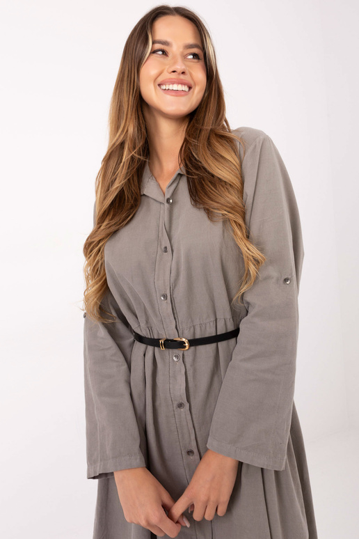 Sukienka-MI-SK-92400.17-ciemny bezowy