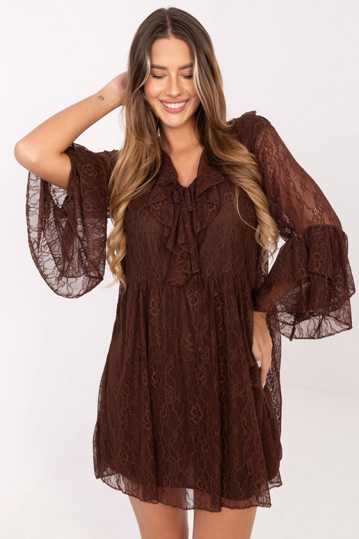 Sukienka-MI-SK-62435.16-brązowy