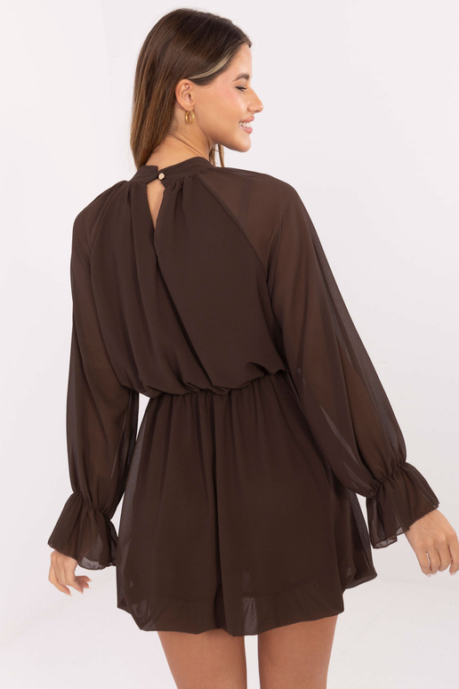 Sukienka-MI-SK-A1554.26-brązowy