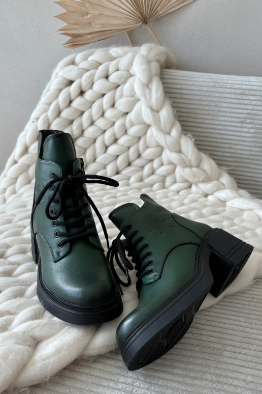 Dámské dřeváky  zateplené Vinceza 39950 khaki Dámské dřeváky  zateplené Vinceza 39950 khaki