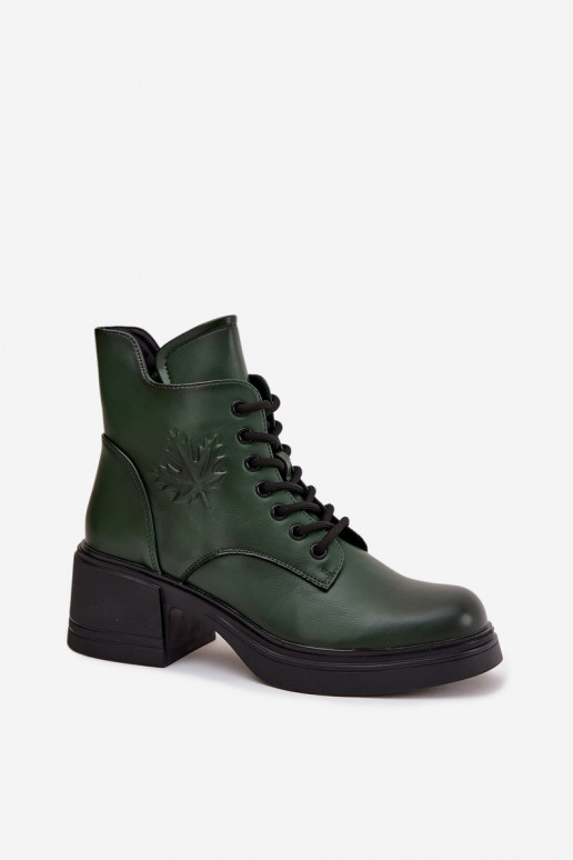 Dámské dřeváky  zateplené Vinceza 39950 khaki Dámské dřeváky  zateplené Vinceza 39950 khaki