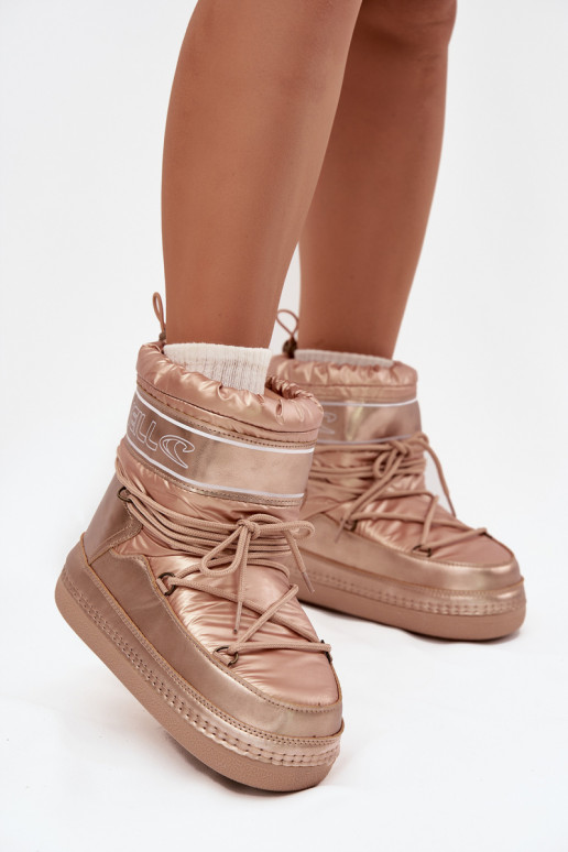 Sněhule  se stylovými detaily O'NEILL LISA WOMEN HIGH 90253012.99U zlaté barvy Sněhule  se stylovými detaily O'NEILL LISA WOMEN HIGH 90253012.99U zlaté barvy
