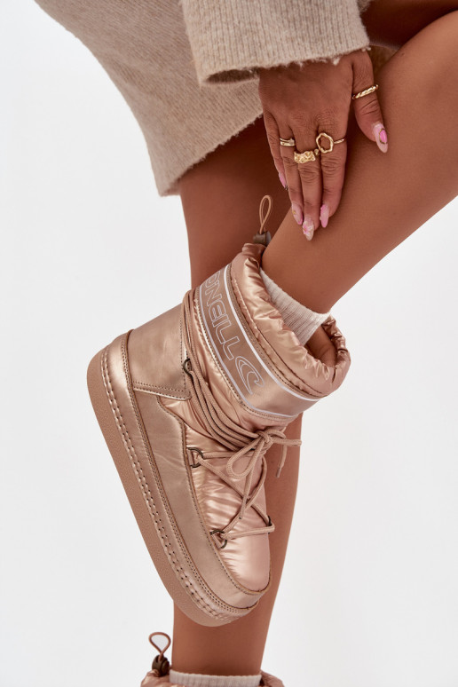 Sněhule  se stylovými detaily O'NEILL LISA WOMEN HIGH 90253012.99U zlaté barvy Sněhule  se stylovými detaily O'NEILL LISA WOMEN HIGH 90253012.99U zlaté barvy