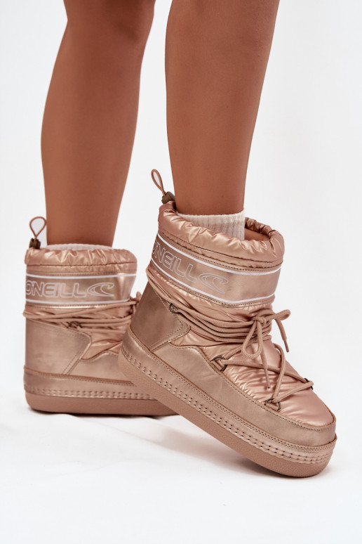 Sněhule  se stylovými detaily O'NEILL LISA WOMEN HIGH 90253012.99U zlaté barvy Sněhule  se stylovými detaily O'NEILL LISA WOMEN HIGH 90253012.99U zlaté barvy