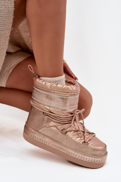 Sněhule  se stylovými detaily O'NEILL LISA WOMEN HIGH 90253012.99U zlaté barvy Sněhule  se stylovými detaily O'NEILL LISA WOMEN HIGH 90253012.99U zlaté barvy