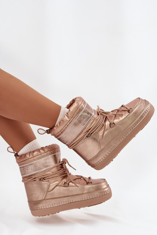 Sněhule  se stylovými detaily O'NEILL LISA WOMEN HIGH 90253012.99U zlaté barvy Sněhule  se stylovými detaily O'NEILL LISA WOMEN HIGH 90253012.99U zlaté barvy