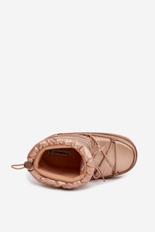 Sněhule  se stylovými detaily O'NEILL LISA WOMEN HIGH 90253012.99U zlaté barvy Sněhule  se stylovými detaily O'NEILL LISA WOMEN HIGH 90253012.99U zlaté barvy