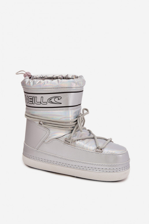 Sněhule  se stylovými detaily O'NEILL LISA WOMEN HIGH 90253012.99S stříbrné barvy Sněhule  se stylovými detaily O'NEILL LISA WOMEN HIGH 90253012.99S stříbrné barvy